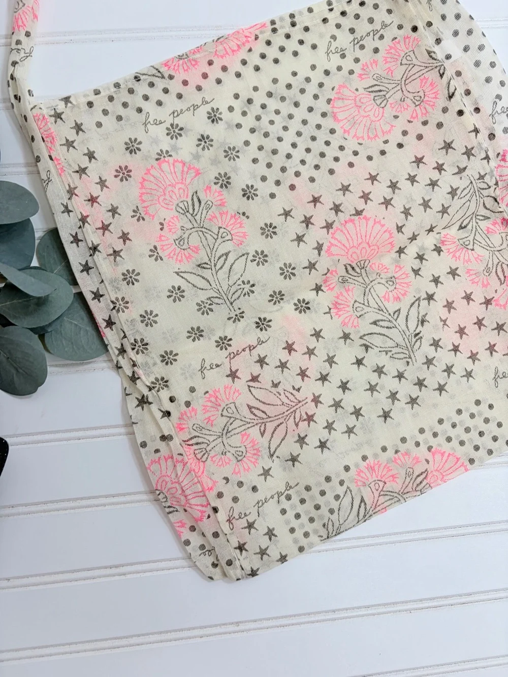 Free People Printed Tote Bag